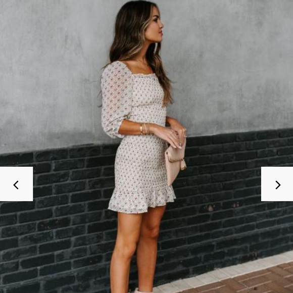 VICI Smocked Dress - LRG - Bump friendly! - Picture 7 of 8